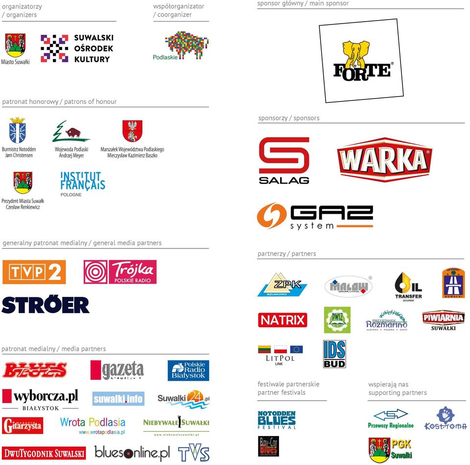 patronat medialny / general media partners partnerzy / partners patronat medialny