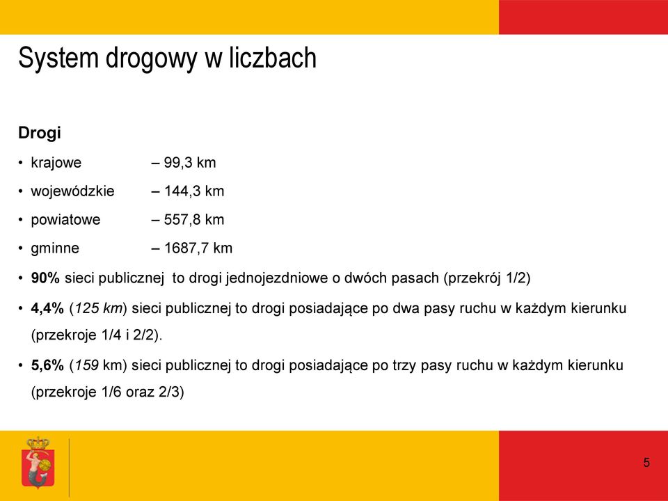 publicznej to drogi posiadające po dwa pasy ruchu w każdym kierunku (przekroje 1/4 i 2/2).