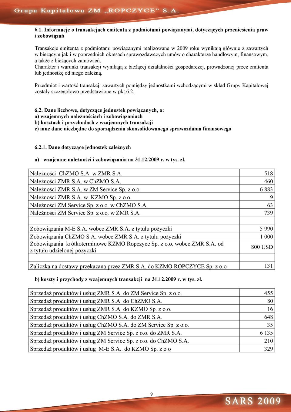 Charakter i warunki transakcji wynikają z bieżącej działalności gospodarczej, prowadzonej przez emitenta lub jednostkę od niego zależną.