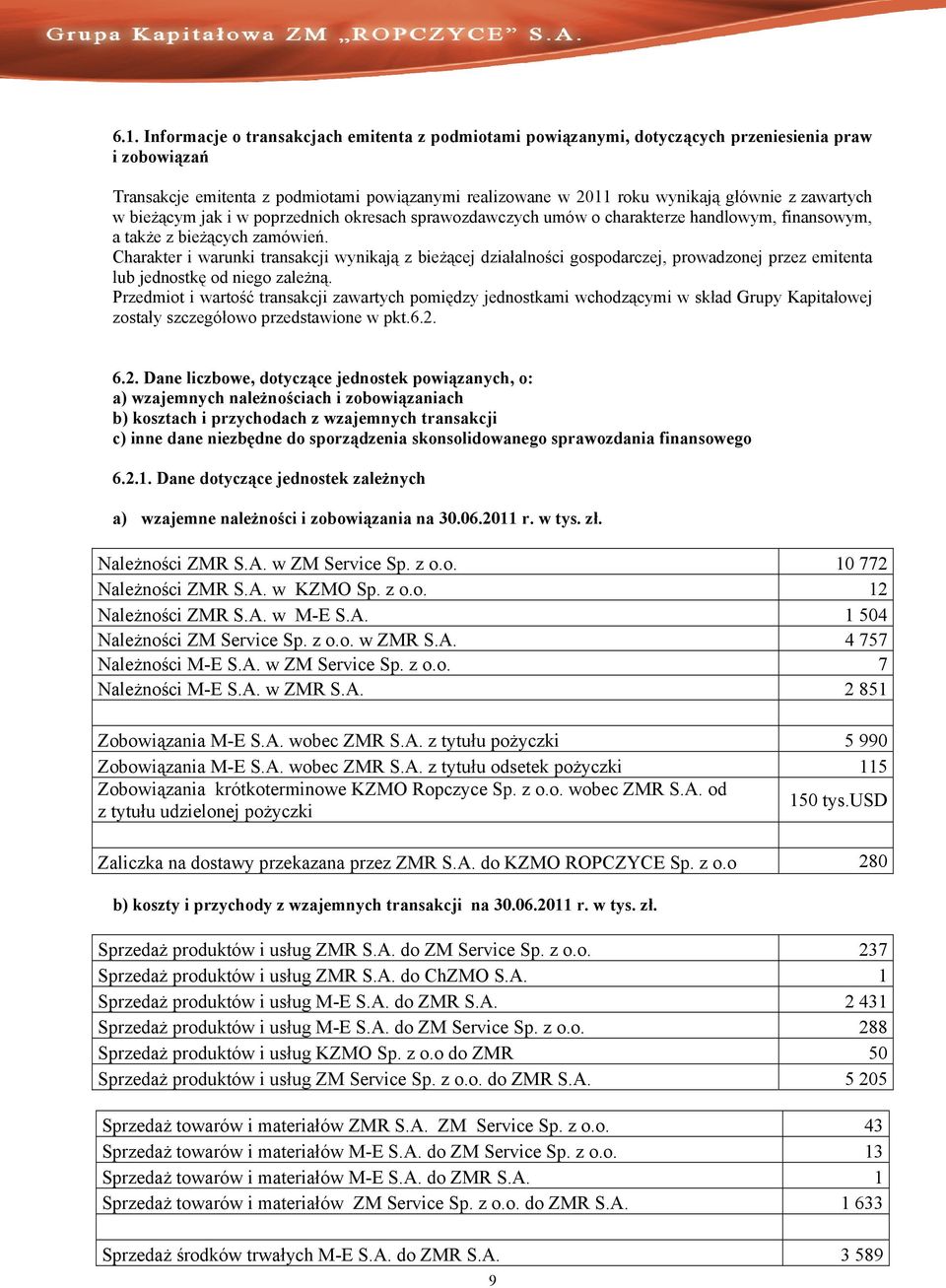 Charakter i warunki transakcji wynikają z bieżącej działalności gospodarczej, prowadzonej przez emitenta lub jednostkę od niego zależną.