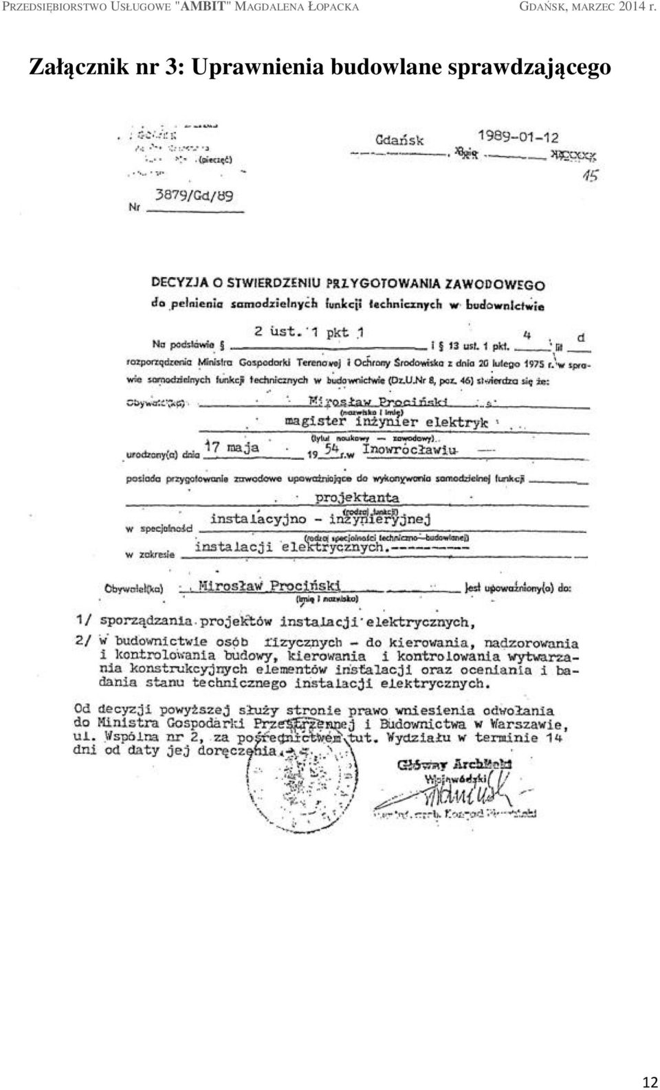 Uprawnienia