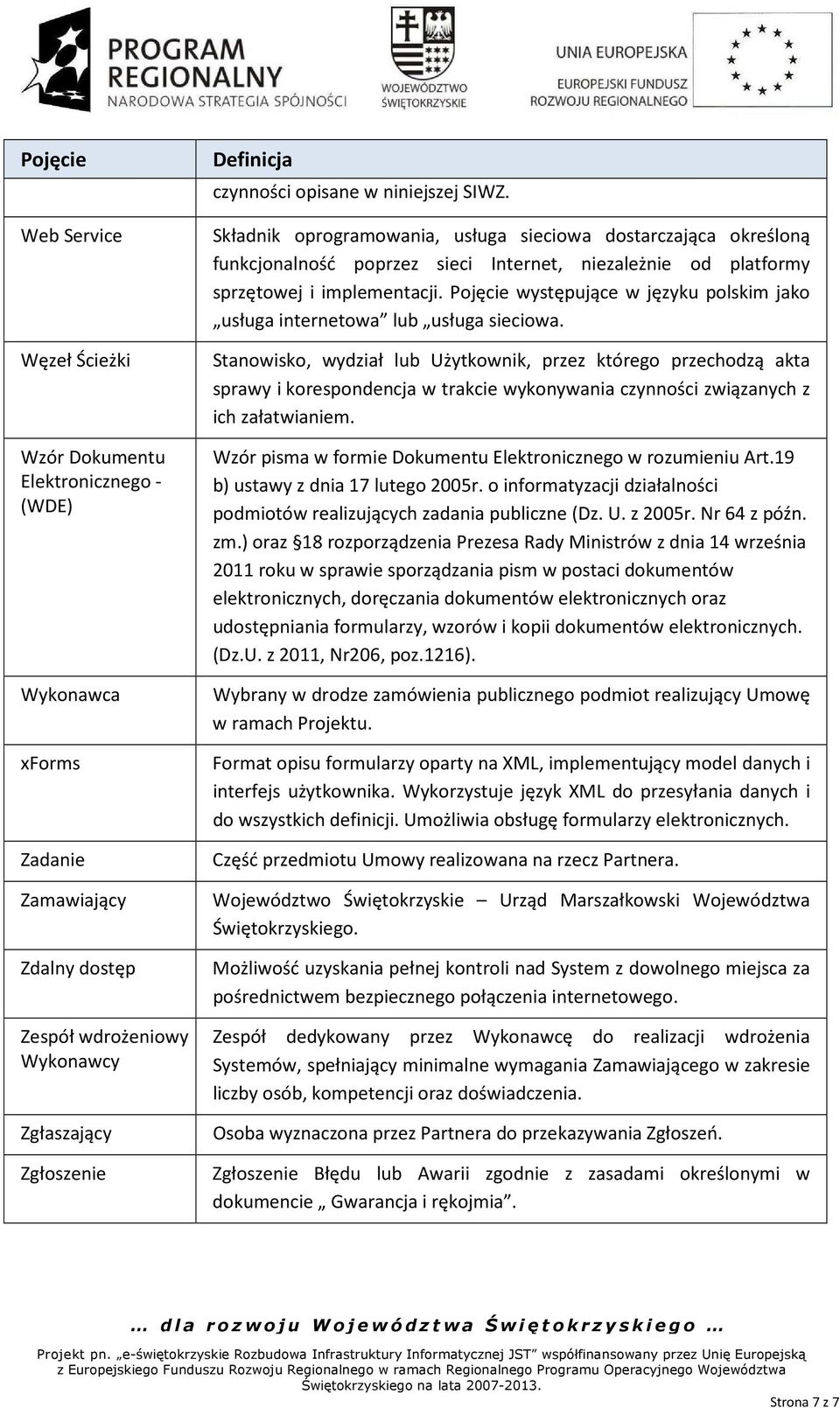 Pojęcie występujące w języku polskim jako usługa internetowa lub usługa sieciowa.