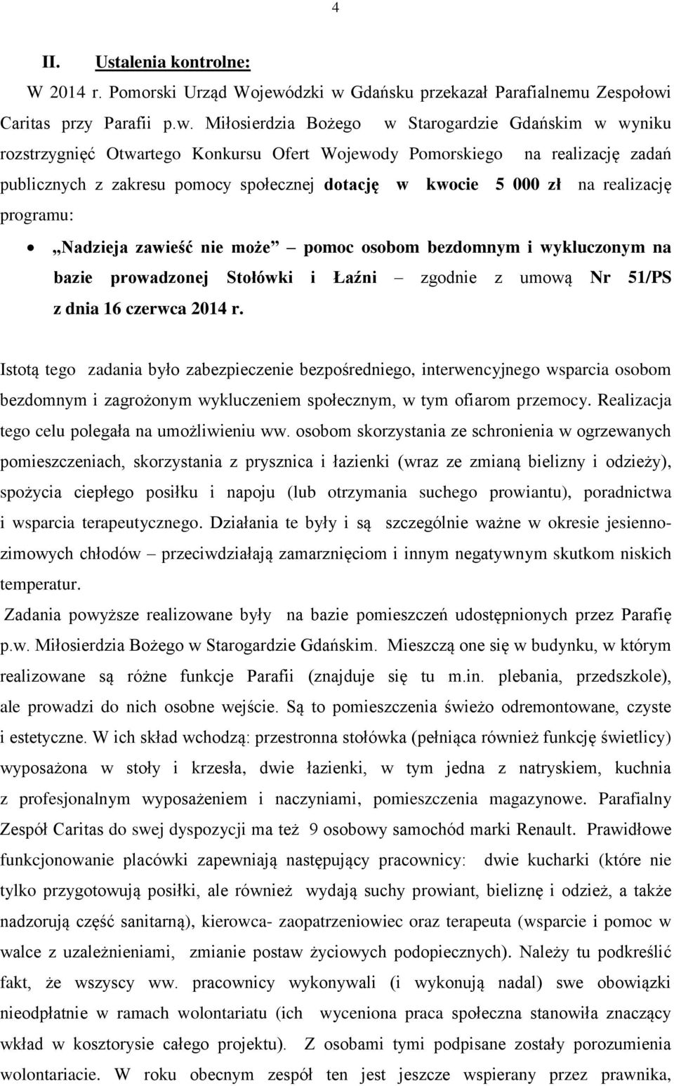 Gdańsku przekazał Parafialnemu Zespołowi