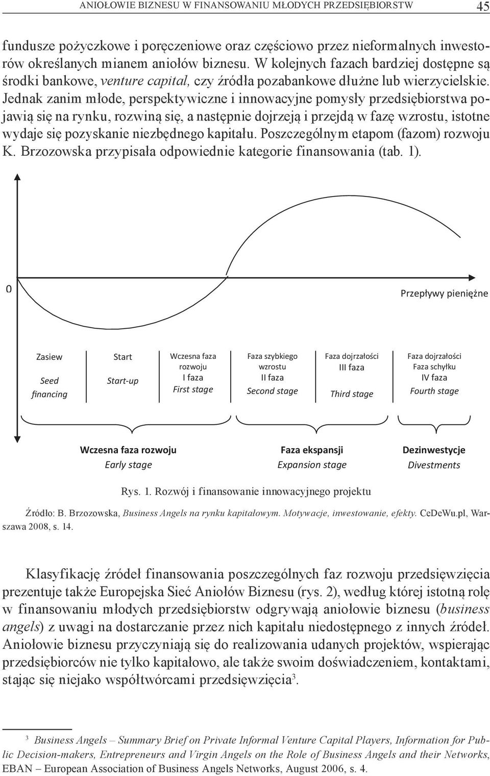 Jednak zanim m ode, perspektywiczne i innowacyjne pomys y przedsi biorstwa pojawi si na rynku, rozwin si, a nast pnie dojrzej i przejd w faz wzrostu, istotne wydaje si pozyskanie niezb dnego kapita u.