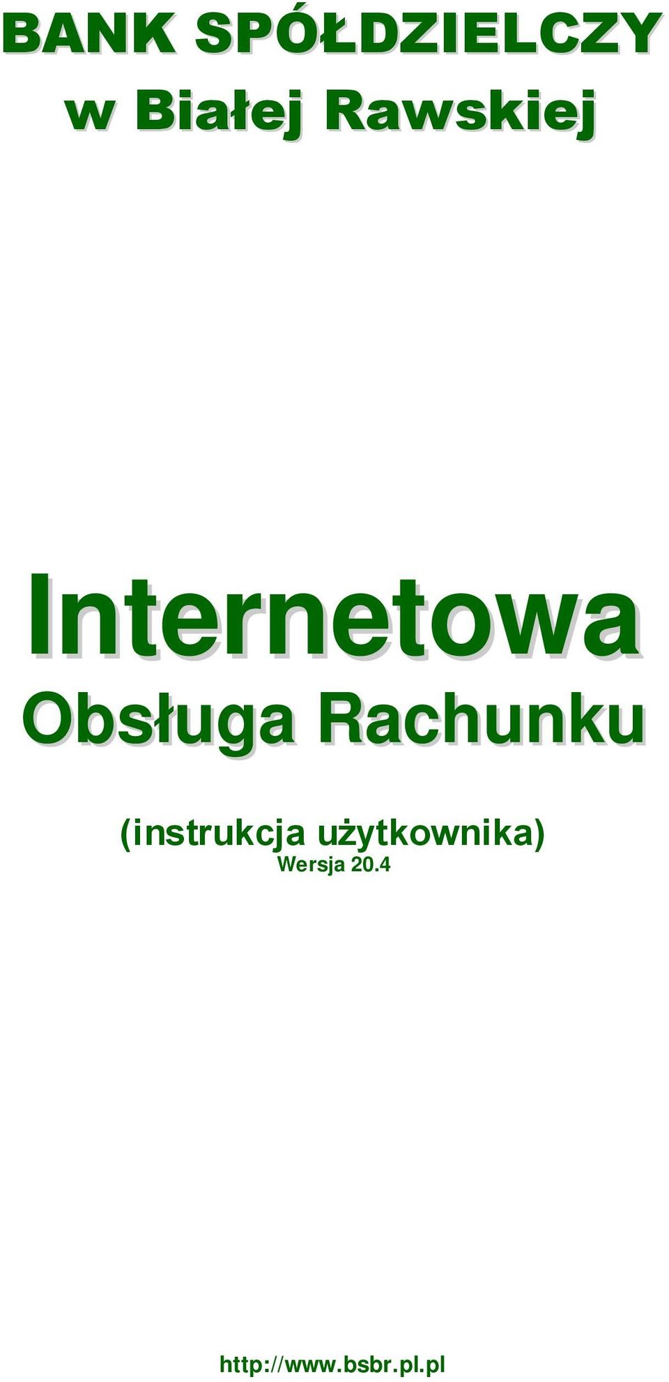 Rachunku (instrukcja