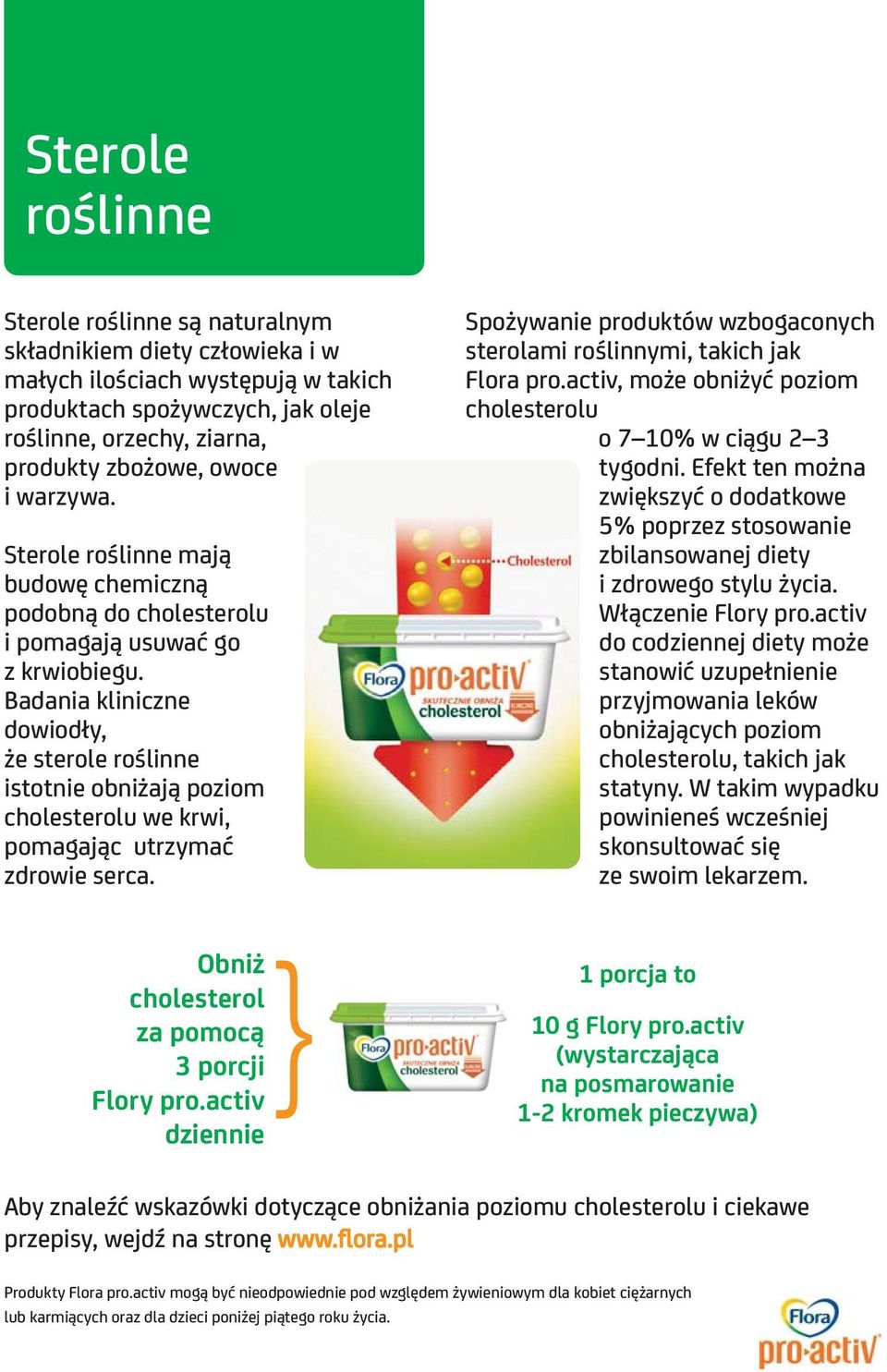 Badania kliniczne dowiodły, że sterole roślinne istotnie obniżają poziom cholesterolu we krwi, pomagając utrzymać zdrowie serca.