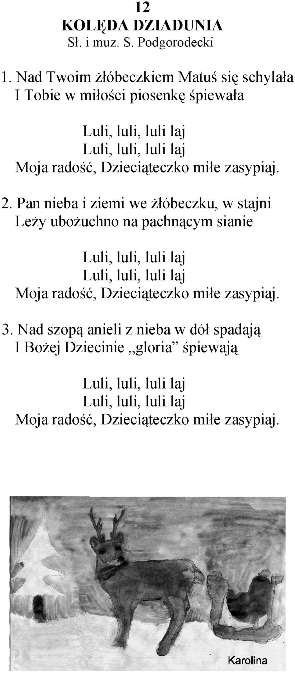 Dzieciąteczko miłe zasypiaj. 2.