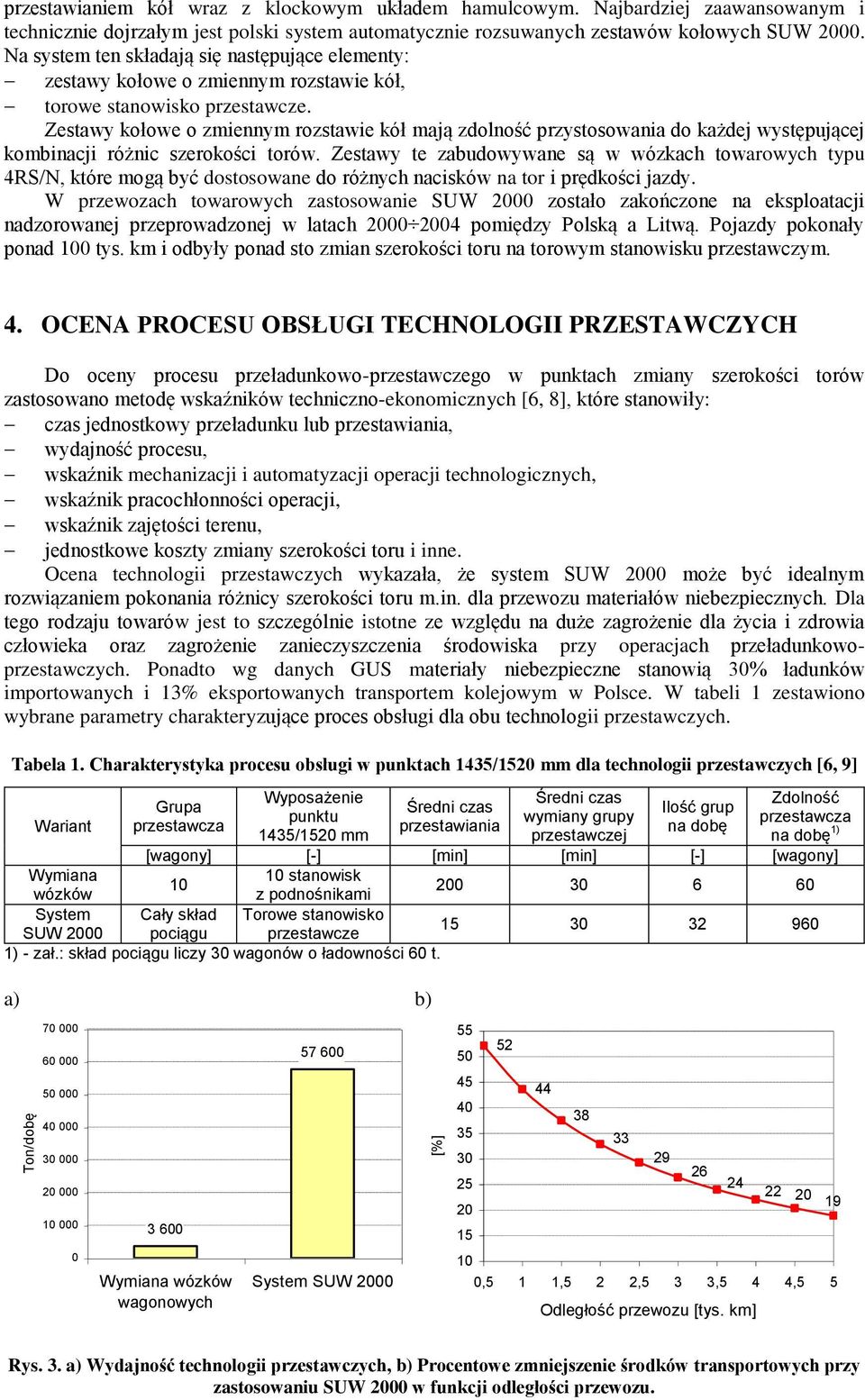 Zestawy kołowe o zmiennym rozstawie kół mają zdolność przystosowania do każdej występującej kombinacji różnic szerokości torów.