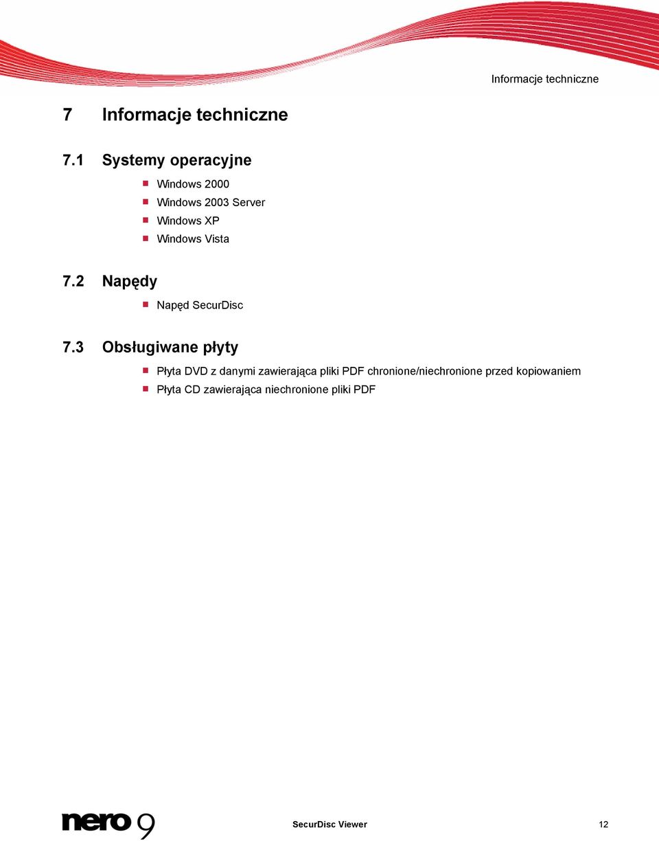 2 Napędy Napęd SecurDisc 7.