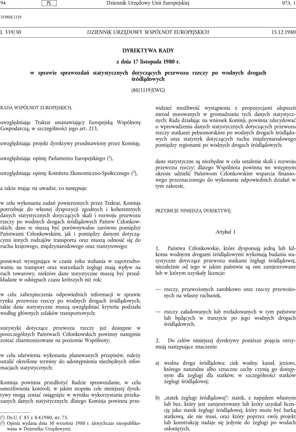 Gospodarczą, w szczególności jego art.