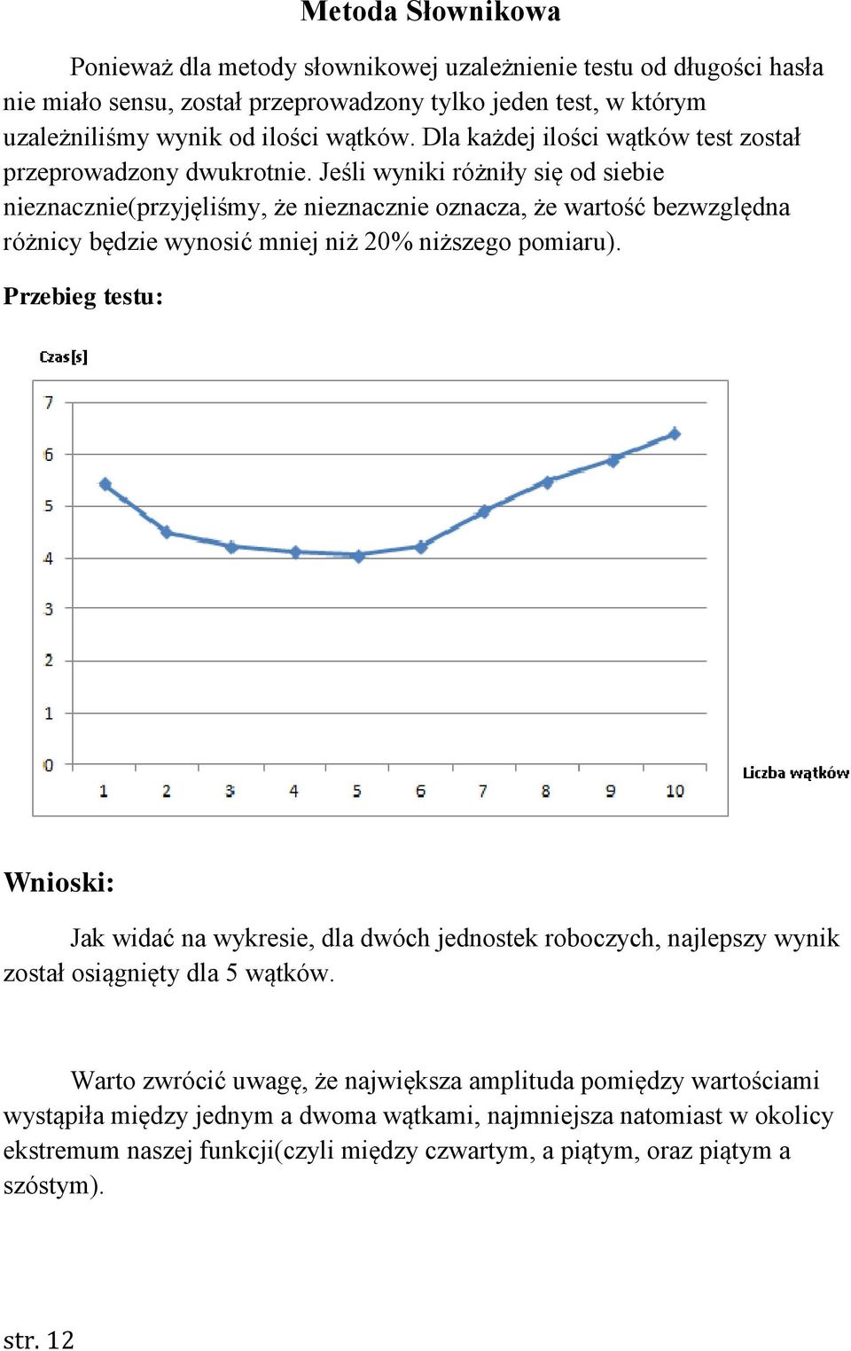 Jeśli wyniki różniły się od siebie nieznacznie(przyjęliśmy, że nieznacznie oznacza, że wartość bezwzględna różnicy będzie wynosić mniej niż 20% niższego pomiaru).