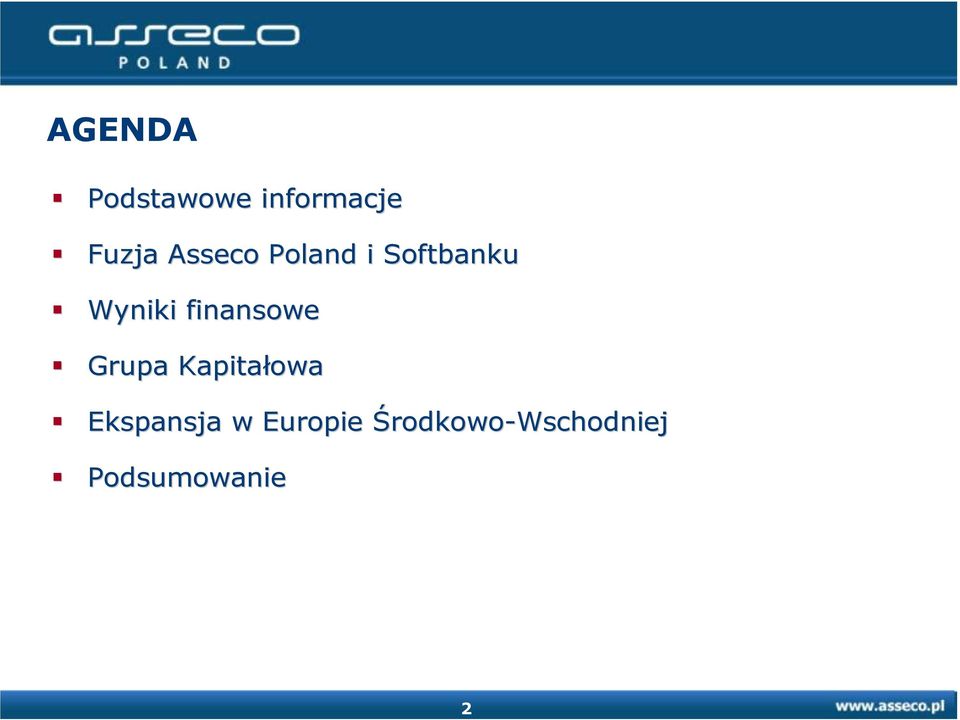 finansowe Grupa Kapitałowa Ekspansja