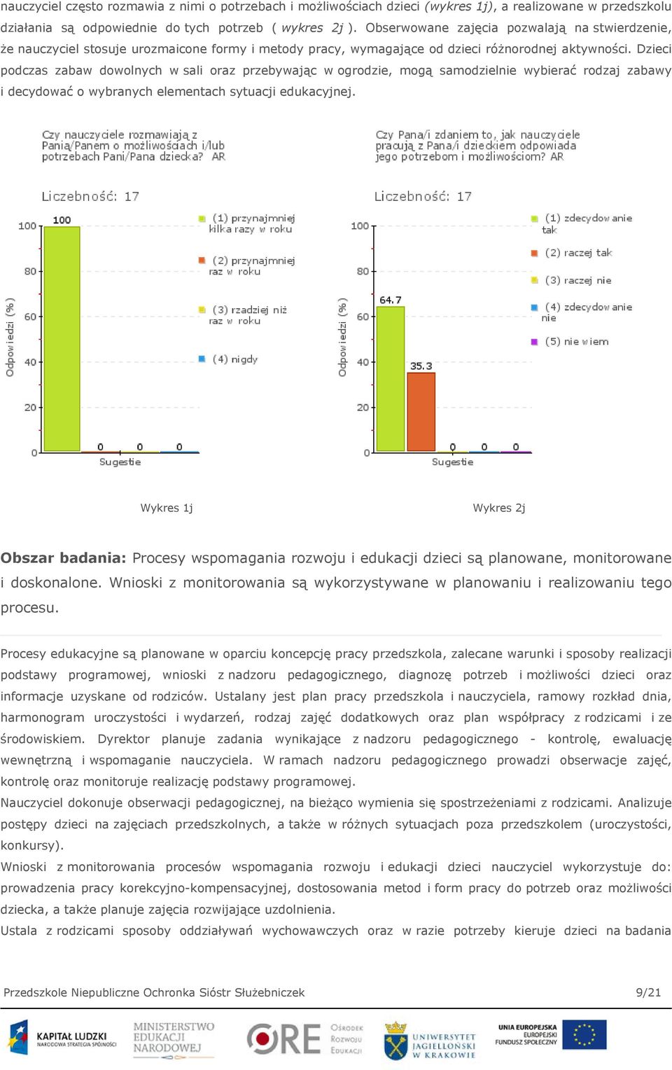 Dzieci podczas zabaw dowolnych w sali oraz przebywając w ogrodzie, mogą samodzielnie wybierać rodzaj zabawy i decydować o wybranych elementach sytuacji edukacyjnej.