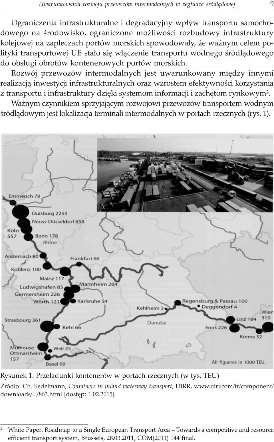 portów morskich.