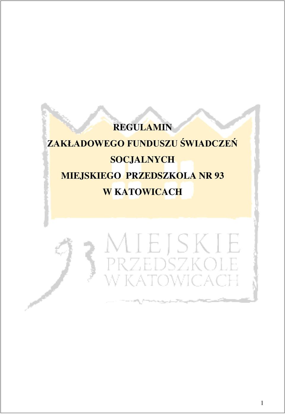 SOCJALNYCH MIEJSKIEGO