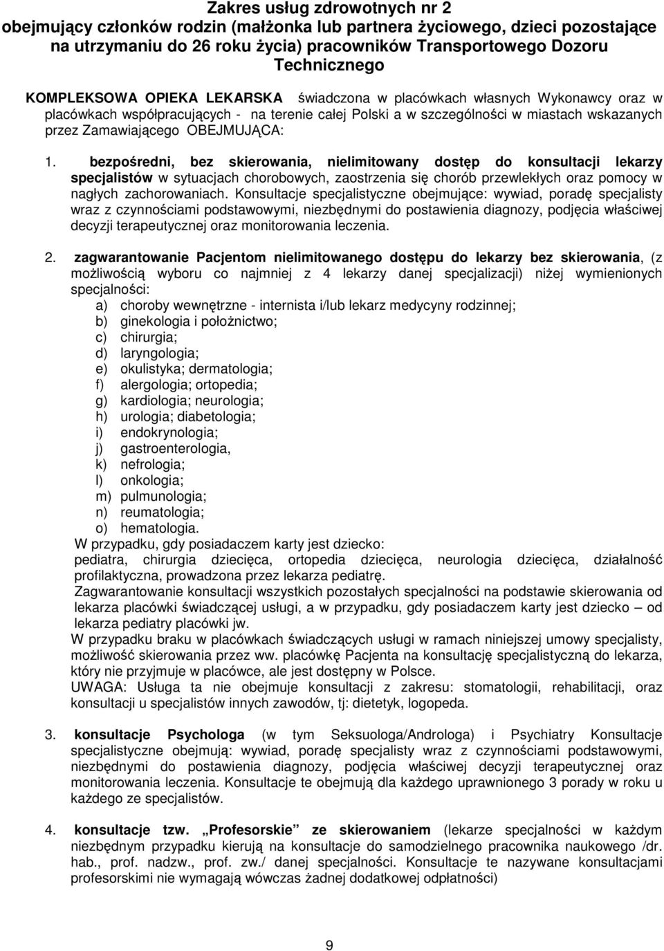 OBEJMUJĄCA: 1.