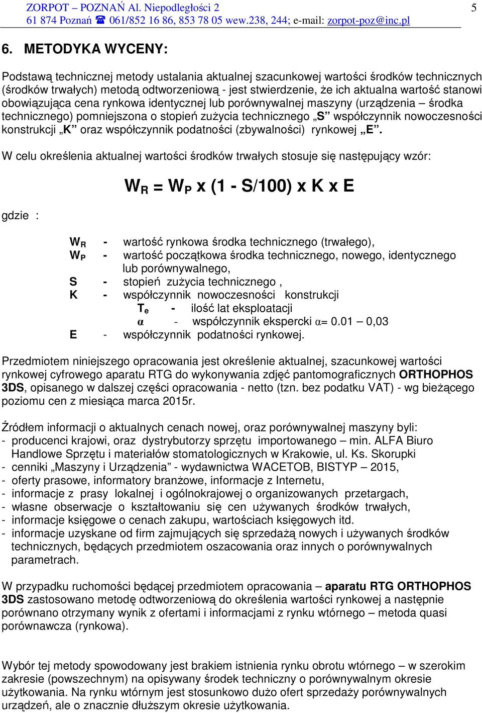 współczynnik podatności (zbywalności) rynkowej E.