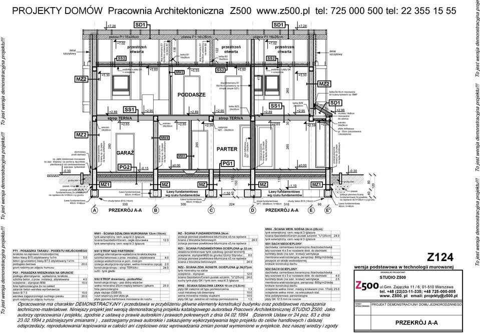 0 beton gruzobeton klasy 7,5 zdylatowany xm podsypka żwirowa 20.0 PG - POSDZK MIESZKNI N GRUNCIE podłoga alternatywnie: wykładzina; terakota... szlichta beton. z prow. instalacji, zdylatowana 4.