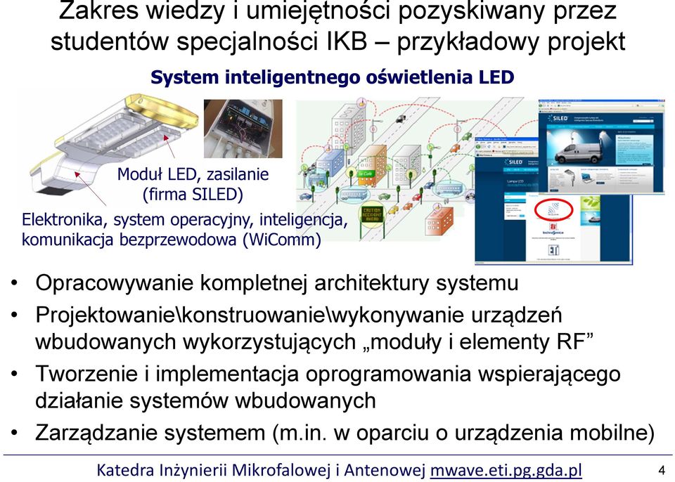 Projektowanie\konstruowanie\wykonywanie urządzeń wbudowanych wykorzystujących moduły i elementy RF Tworzenie i implementacja oprogramowania