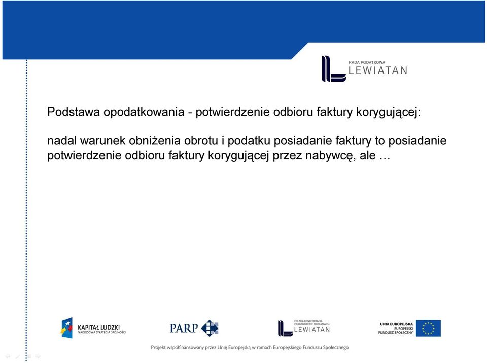 faktury to posiadanie potwierdzenie odbioru faktury korygującej