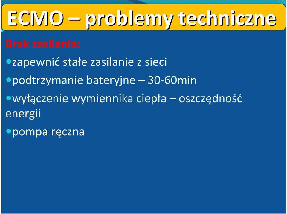 podtrzymanie bateryjne 30-60min