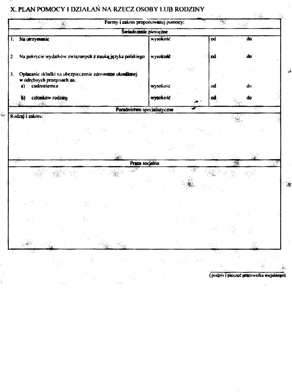 Na pokrycie wydatków związanych z nauka jeżyka polskiego od 3.