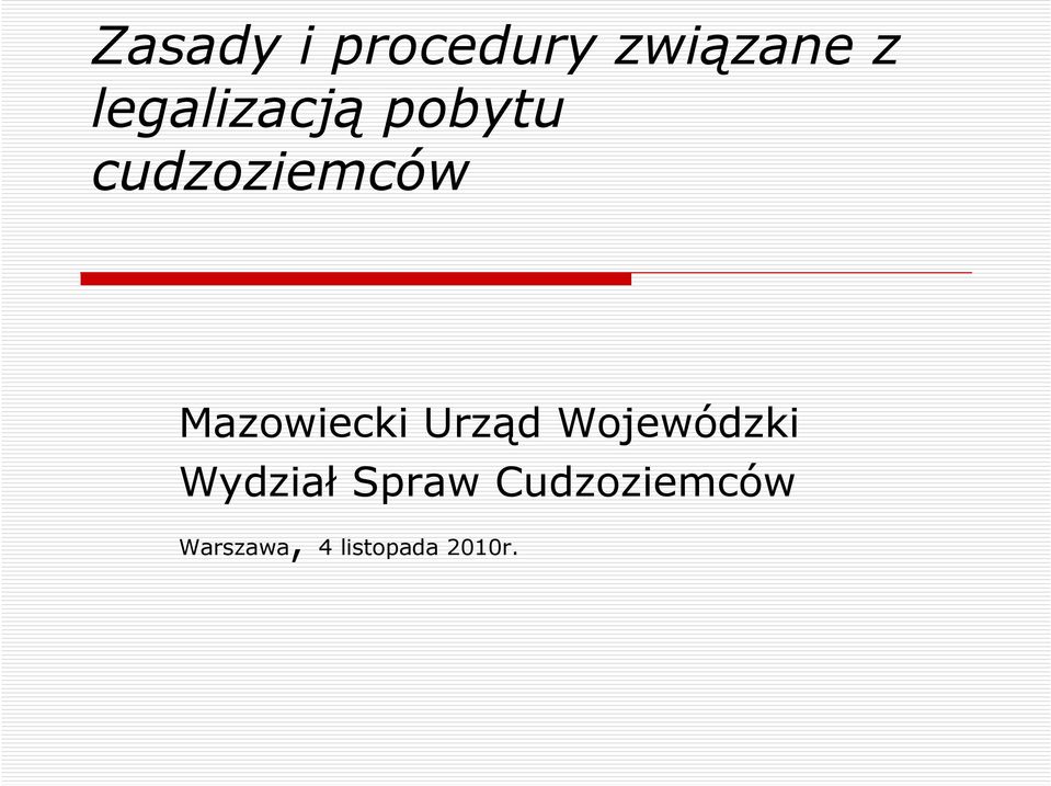 Mazowiecki Urząd Wojewódzki Wydział