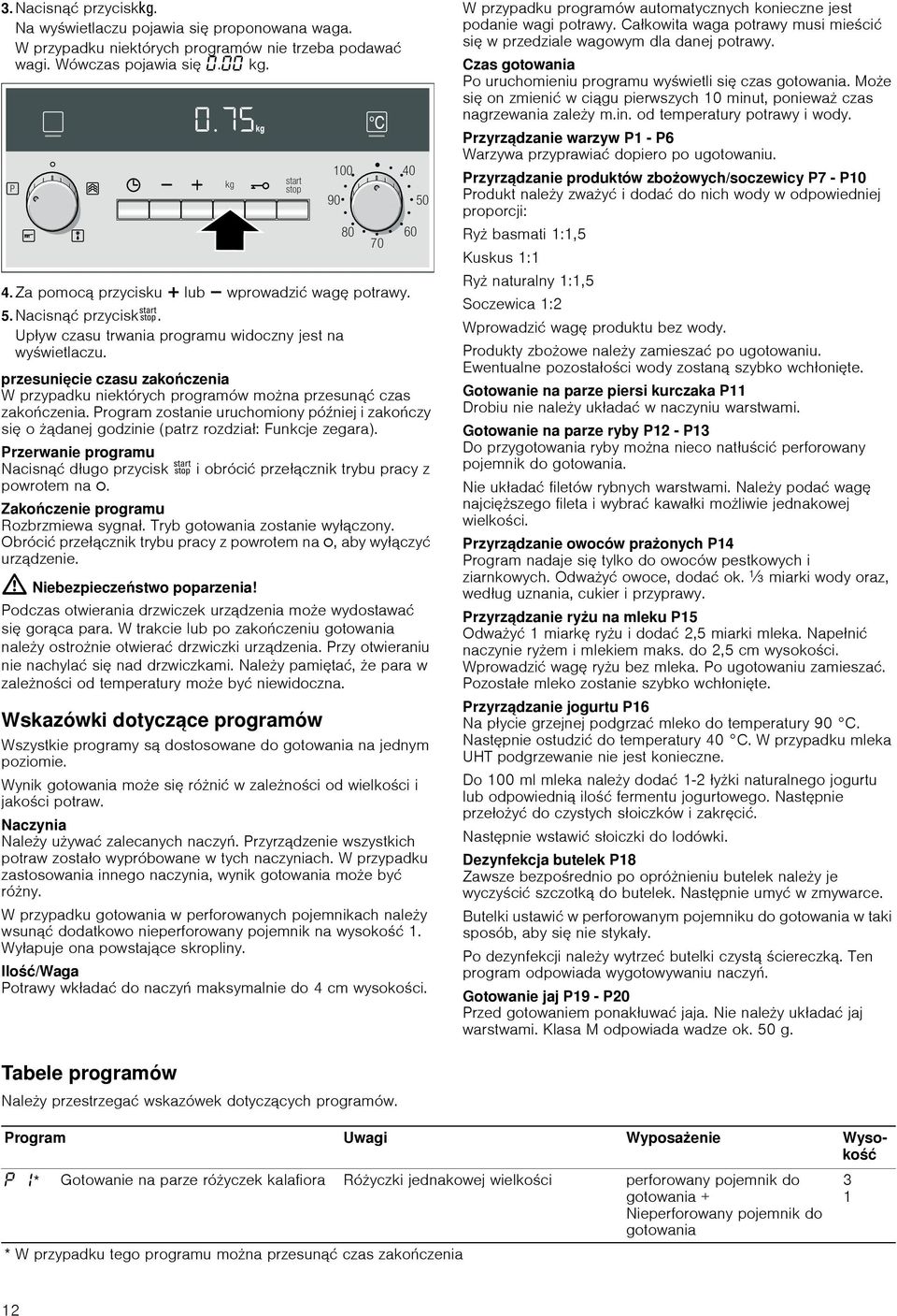 przesunięcie czasu zakończenia W przypadku niektórych programów można przesunąć czas zakończenia.