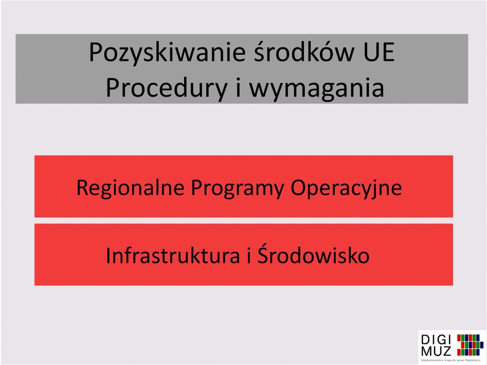 Regionalne Programy