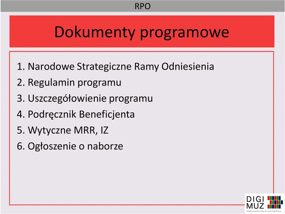 Regulamin programu 3.