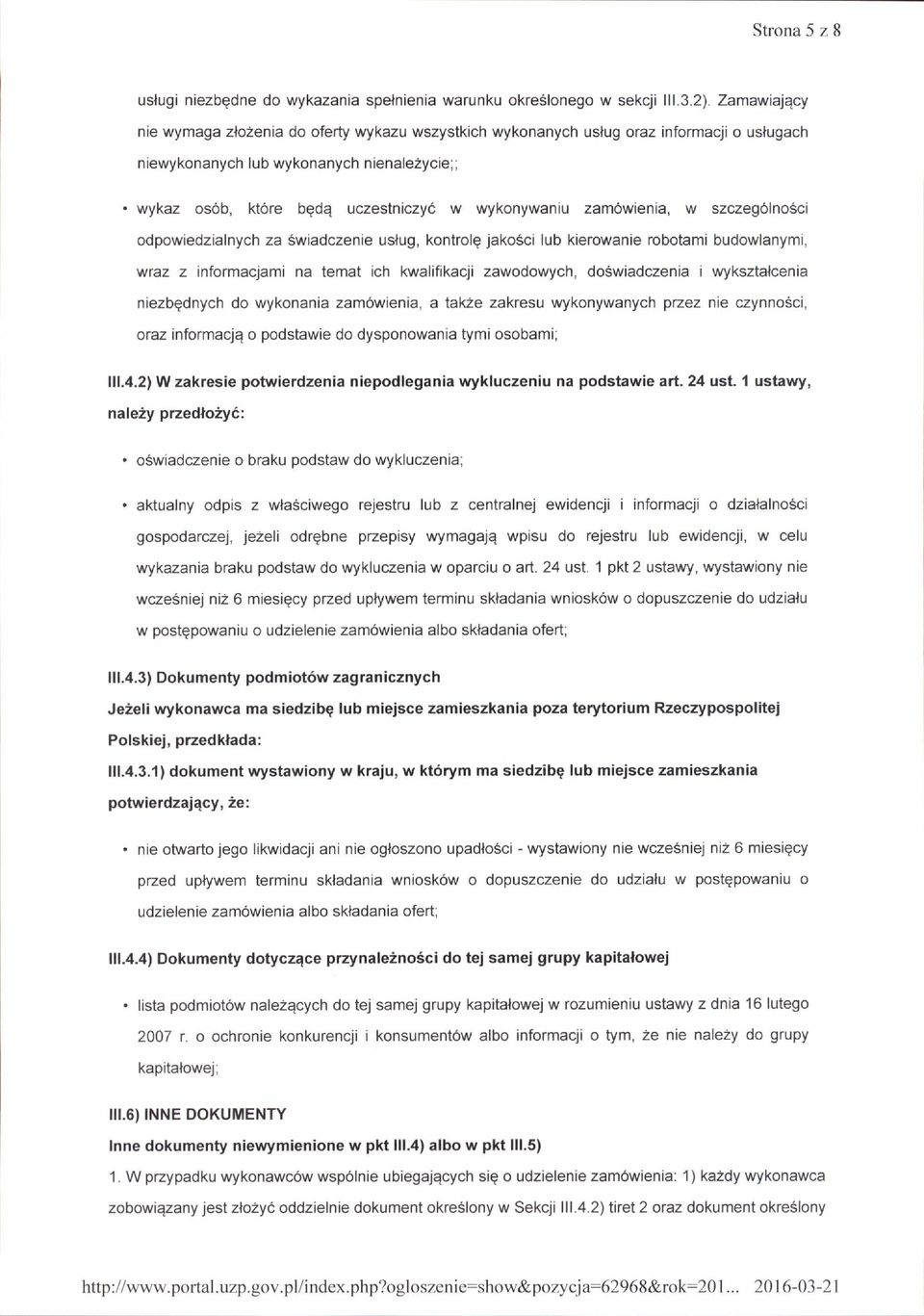 zam6wienia, w szczeg6lnosci odpowiedzialnych za Swiadczenie uslug, kontrolg jakoici lub kierowanie robotami budowlanymi, wtaz z informacjami na temat ich kwalifikacji zawodowych, doswiadczenia i