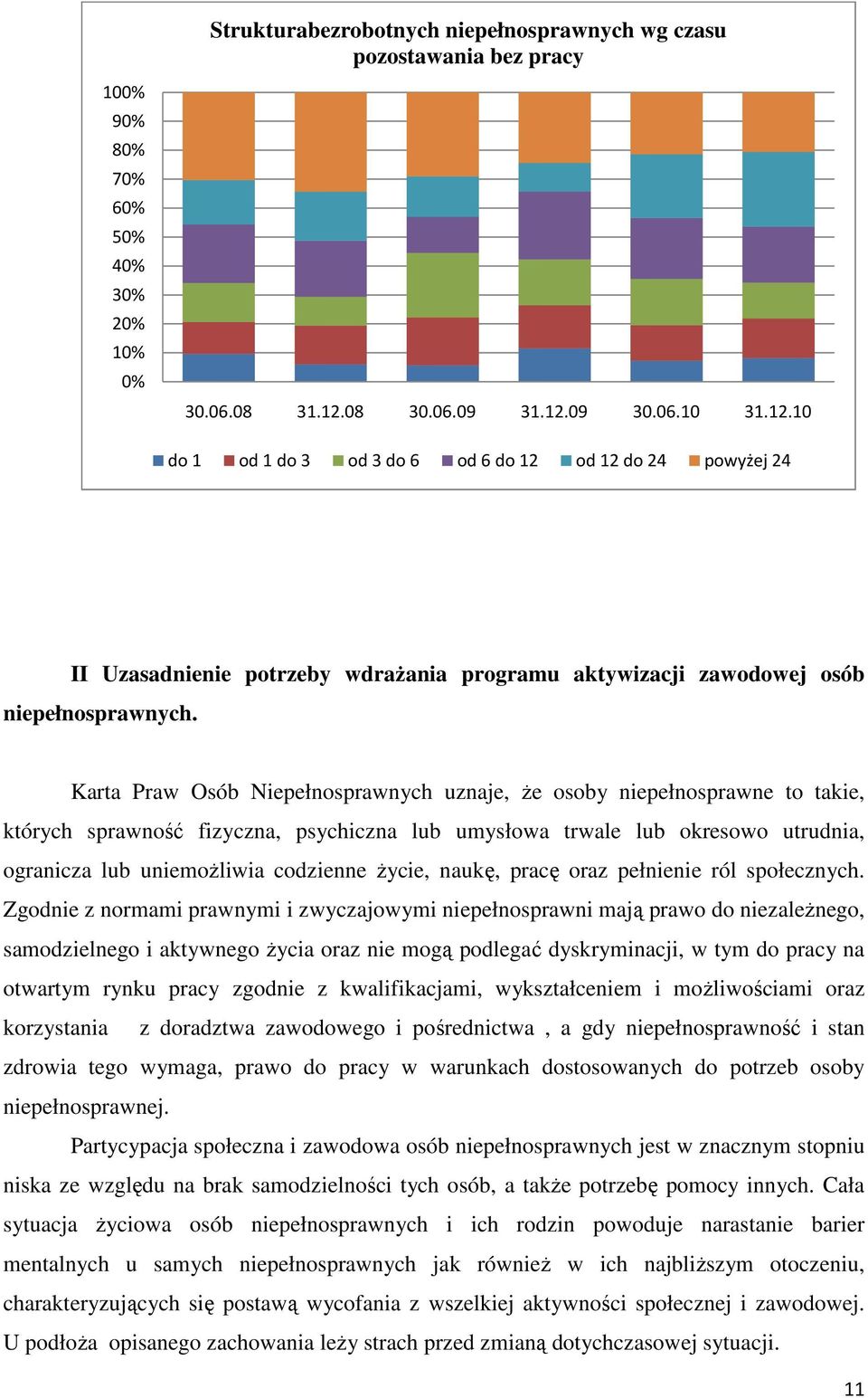 Karta Praw Osób Niepełnosprawnych uznaje, że osoby niepełnosprawne to takie, których sprawność fizyczna, psychiczna lub umysłowa trwale lub okresowo utrudnia, ogranicza lub uniemożliwia codzienne