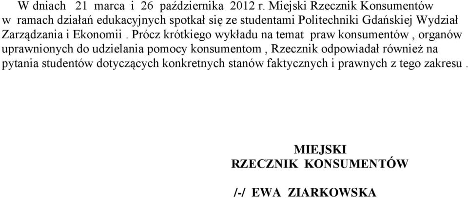 Wydział Zarządzania i Ekonomii.