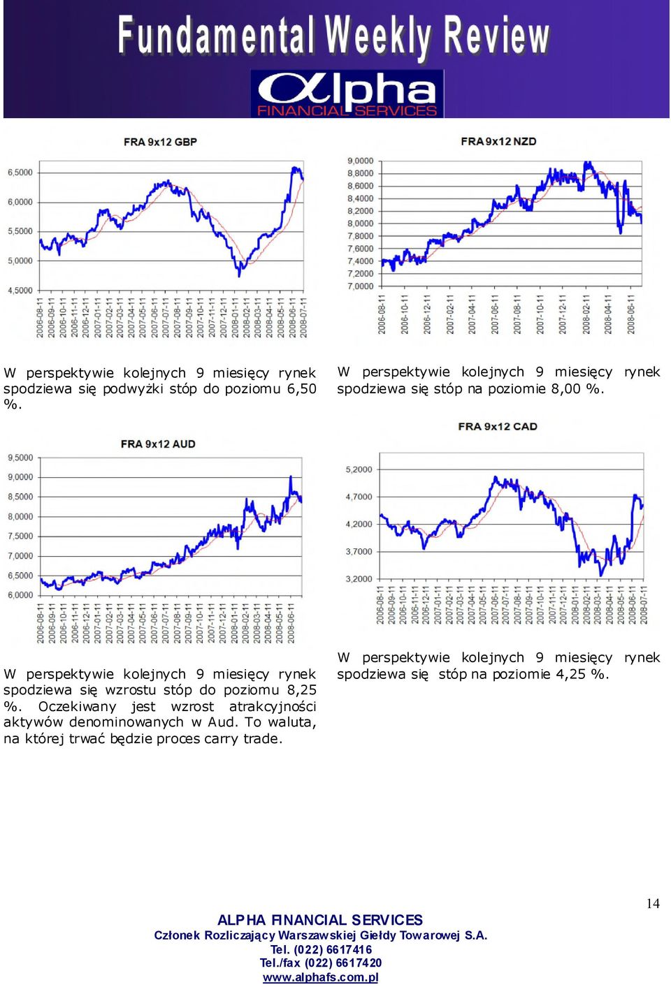 Oczekiwany jest wzrost atrakcyjności aktywów denominowanych w Aud.