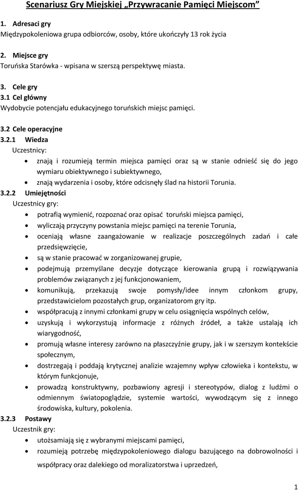 Cele operacyjne 3.2.