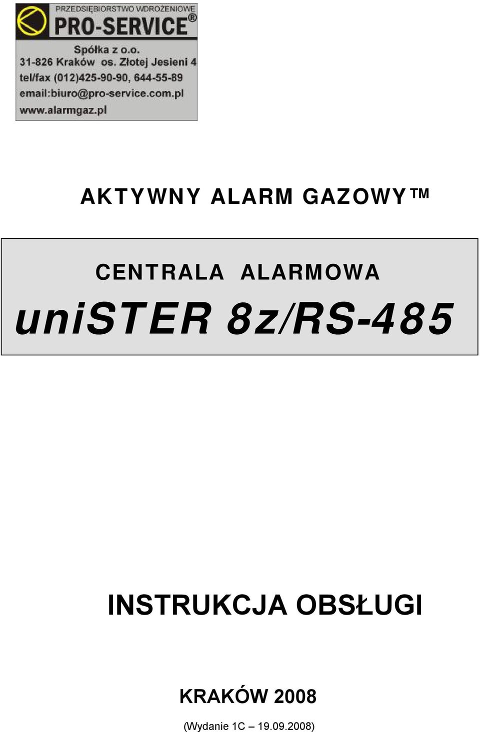 8z/RS-485 INSTRUKCJA