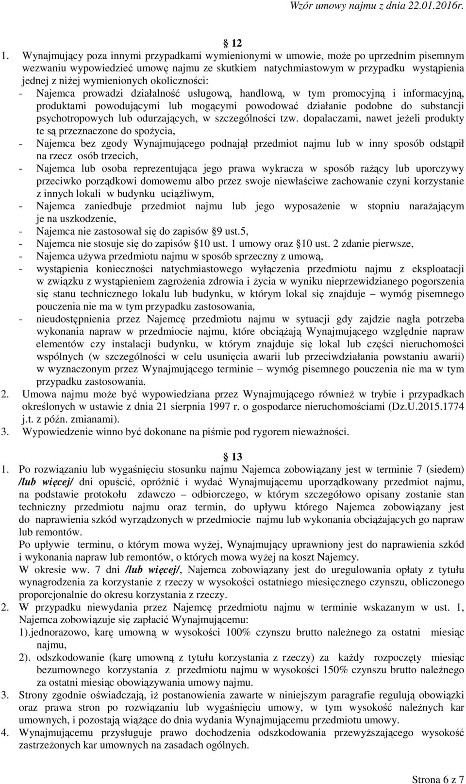 psychotropowych lub odurzających, w szczególności tzw.