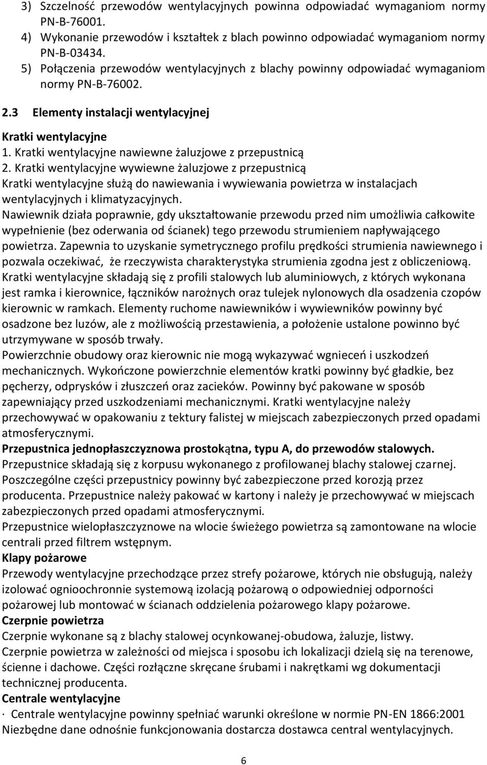 Kratki wentylacyjne nawiewne żaluzjowe z przepustnicą 2.