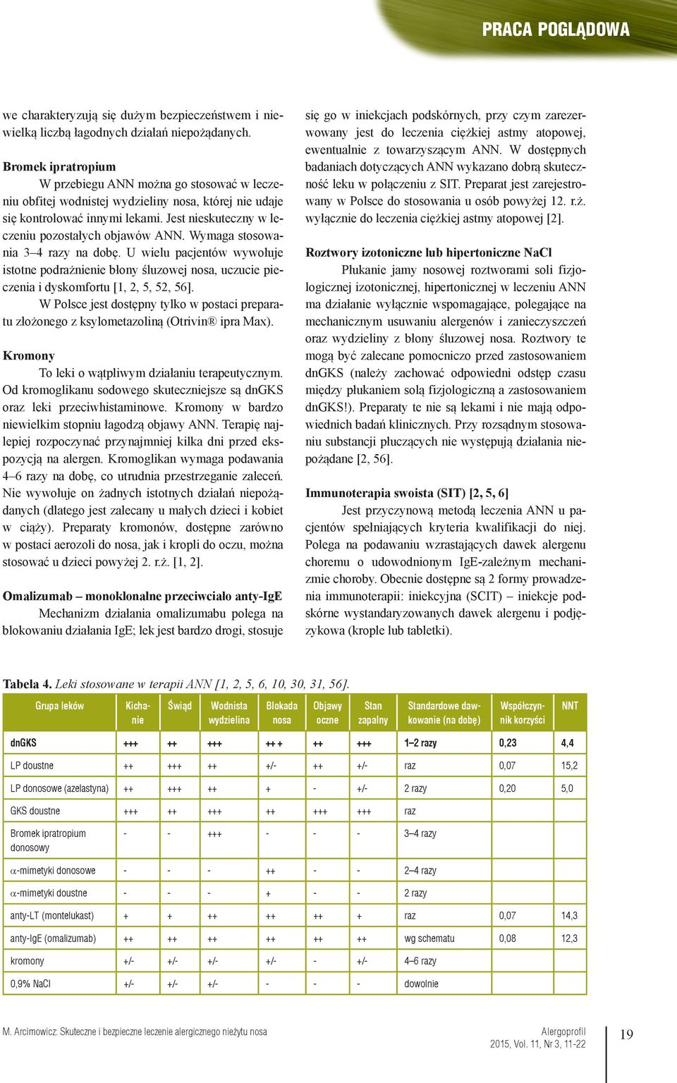 Wymaga stosowania 3 4 razy na dobę. U wielu pacjentów wywołuje istotne podrażnienie błony śluzowej nosa, uczucie pieczenia i dyskomfortu [1, 2, 5, 52, 56].