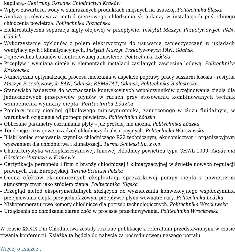 Politechnika Poznańska Elektrostatyczna separacja mgły olejowej w przepływie.