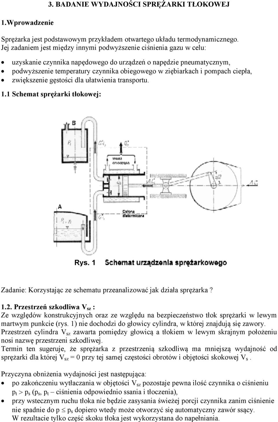 3. BADA IE WYDAJ OŚCI SPRĘŻARKI TŁOKOWEJ - PDF Darmowe pobieranie