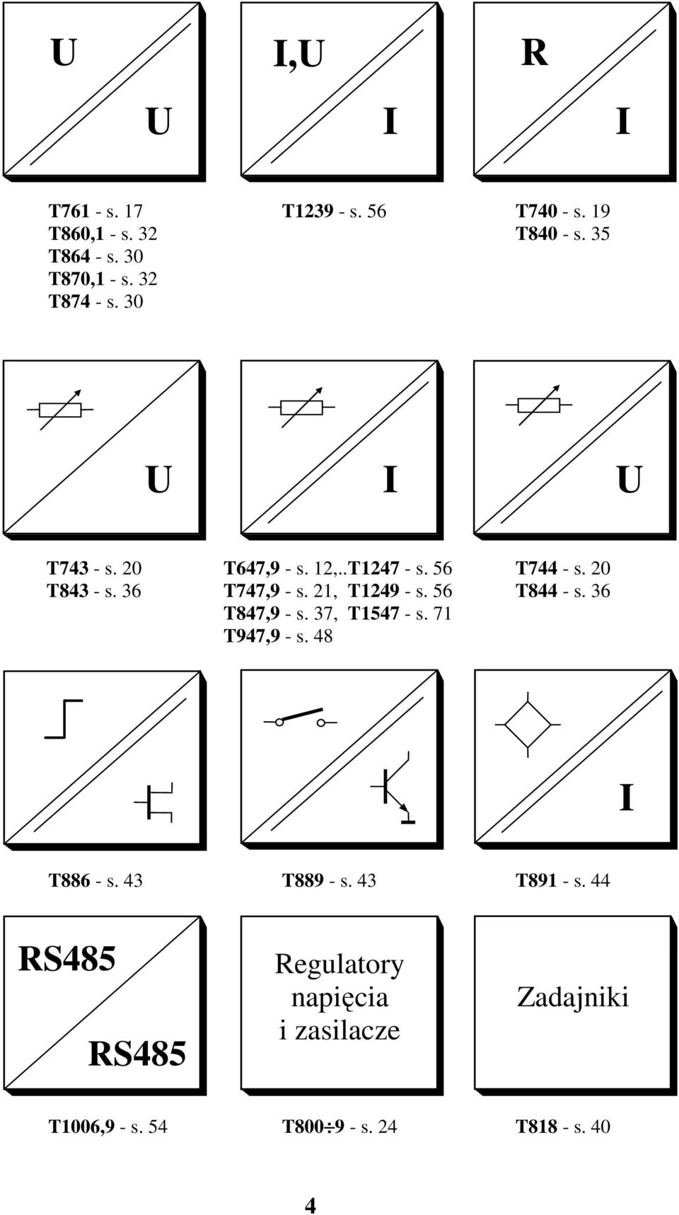 , T9 - s. T8 - s. T87,9 - s. 7, T7 - s. 7 T97,9 - s. 8 T88 - s. T889 - s.