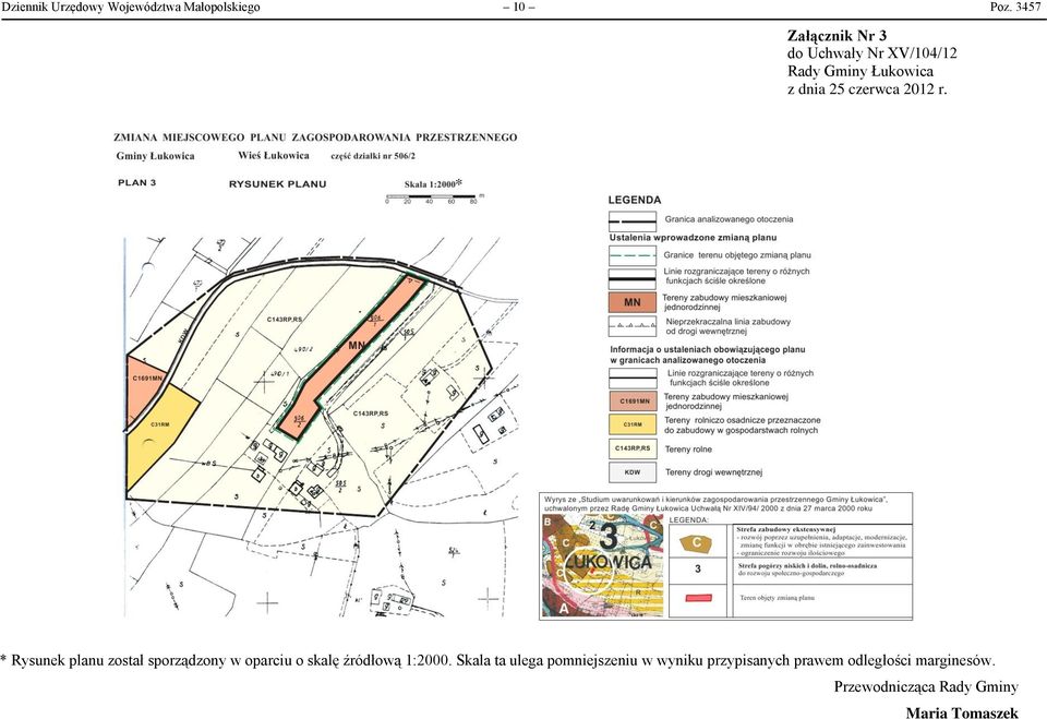 oparciu o skalę źródłową 1:2000.