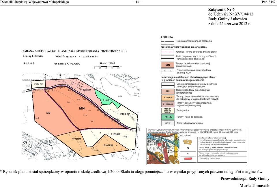 oparciu o skalę źródłową 1:2000.