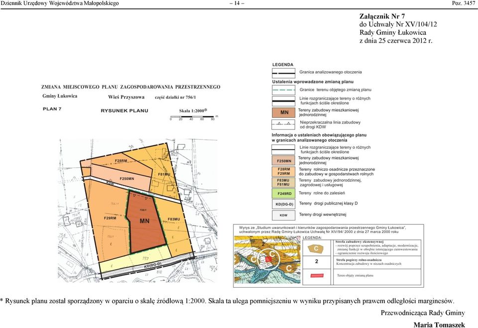 oparciu o skalę źródłową 1:2000.