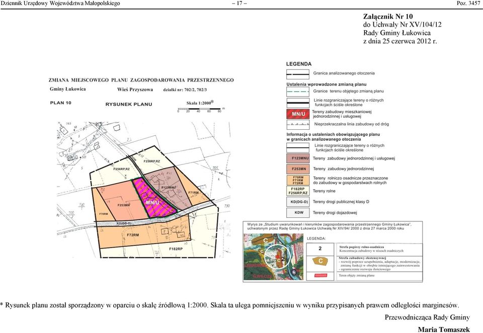 oparciu o skalę źródłową 1:2000.