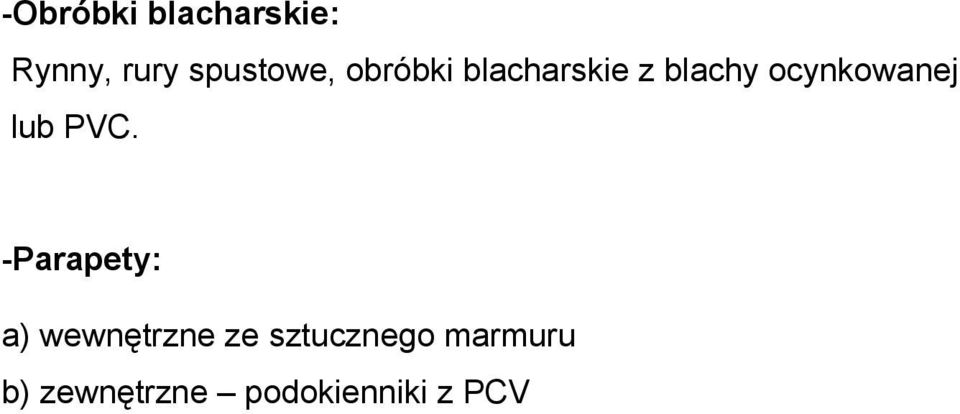 lub PVC.