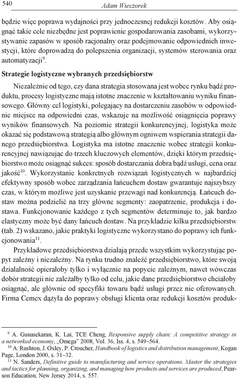 organizacji, systemów sterowania oraz automatyzacji 9.
