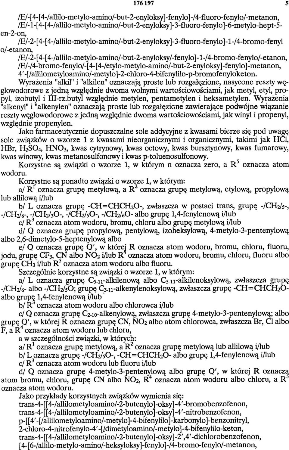 /E/-/4-bromo-fenylo/-[4-[4-/etylo-metylo-amino/-but-2-enyloksy]-fenylo]- 4'-[/allilometyloamino/-metylo]-2-chloro-4-bifenylilo-p-bromofenyloketon.