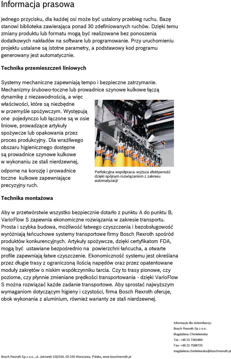 Przy uruchomieniu projektu ustalane są istotne parametry, a podstawowy kod programu generowany jest automatycznie.